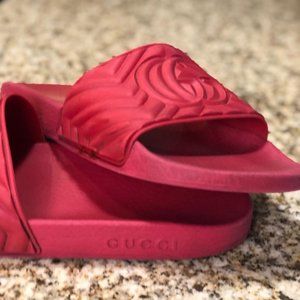 Red Gucci Slippers